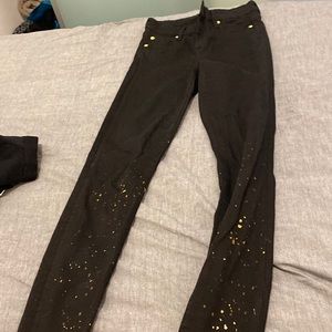 7 for all Mankind Gold Fleck Skinny Jeans-25